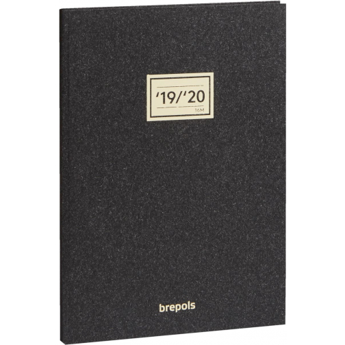 Brepols schoolagenda Weekly Notes Essenz, antraciet, 2025-2026