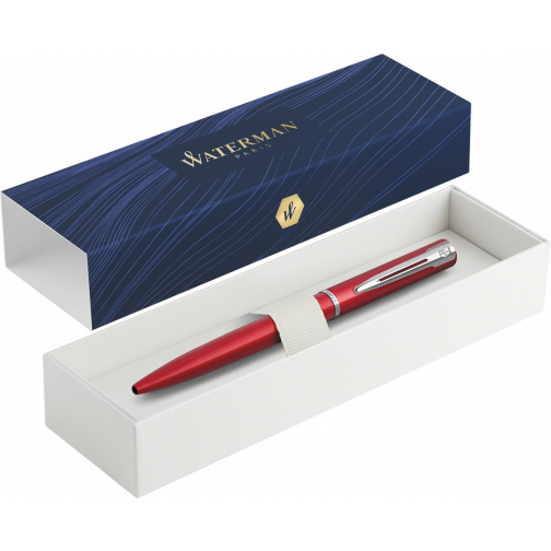 Waterman balpen Allure, medium punt, giftbox, rood