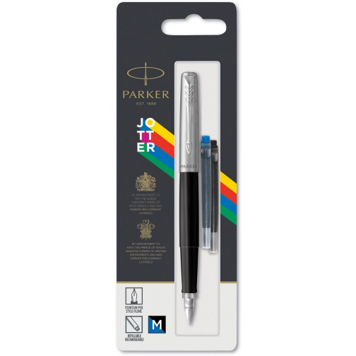 Parker Jotter Originals vulpen, zwart, op blister