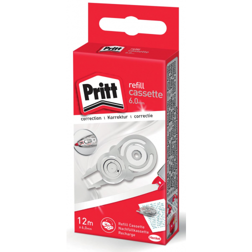 Pritt vulling voor correctieroller Refill Flex 6 mm x 12 m, in ophangdoosje