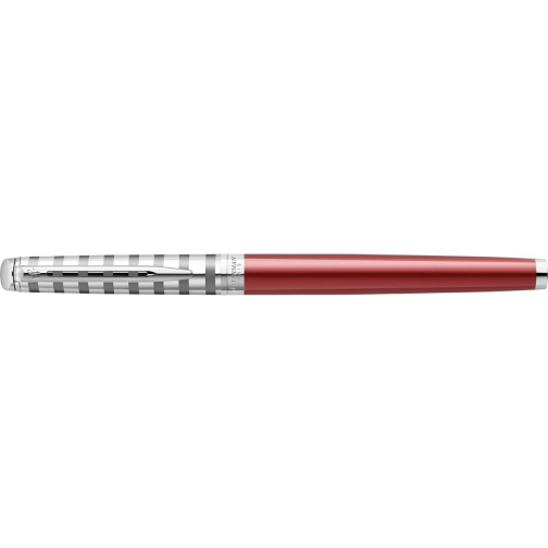 Waterman vulpen Hémisphère Deluxe Red met palladium detail