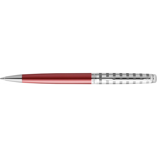 Waterman balpen Hémisphère Deluxe Red met palladium detail