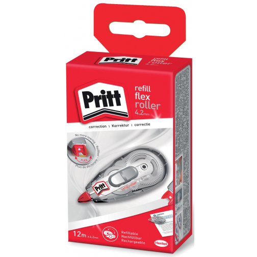 Pritt correctieroller Refill Flex 4,2 mm x 12 m, in ophangdoosje