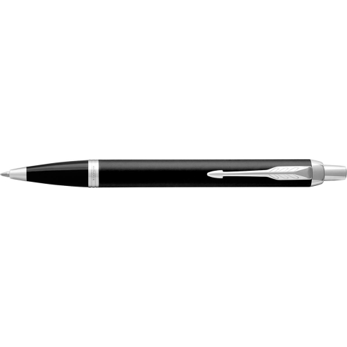 Parker IM balpen Matte Black CT, blauwe inkt