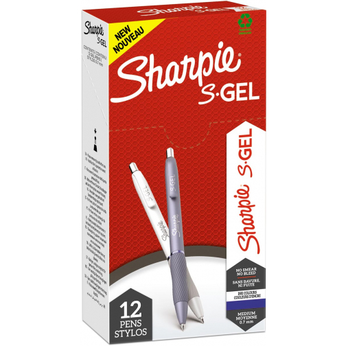 Sharpie S-gel roller fashion mix, medium punt