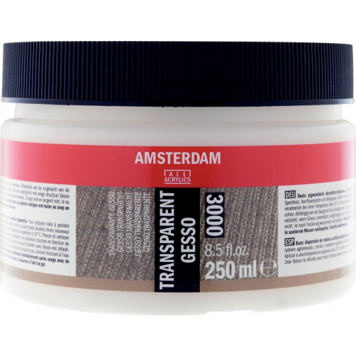 Amsterdam transparante gesso, fles van 250 ml