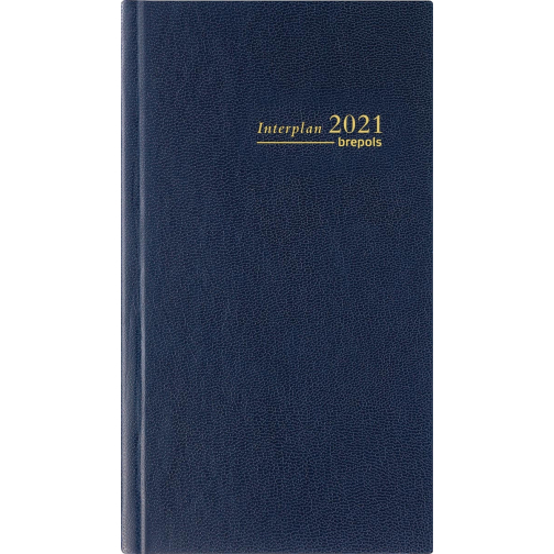 Brepols agenda Interplan Lima 6-talig, blauw, 2026