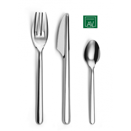 Av Environnement bestekset, 3-delig met servet