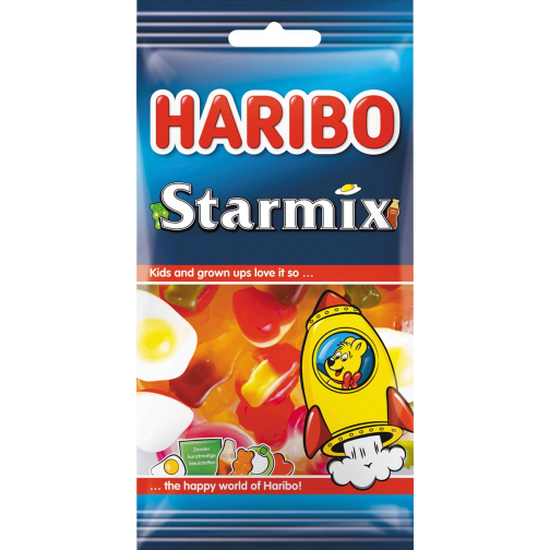 Haribo snoep Starmix, zak van 100 g