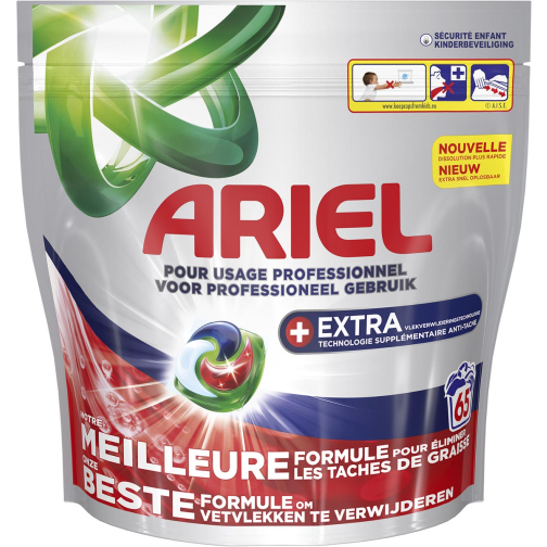 Ariel Pro pods wascapsules, Extra, pak van 65 stuks