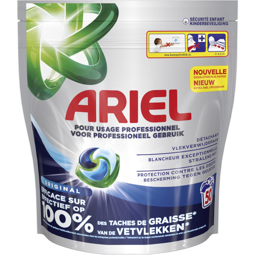 Ariel Pro pods wascapsules, Regular, pak van 50 stuks
