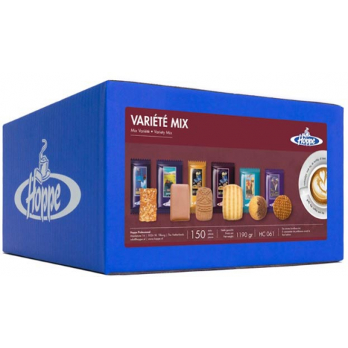 Hoppe koekjes Variété Mix, doos van 150 stuks