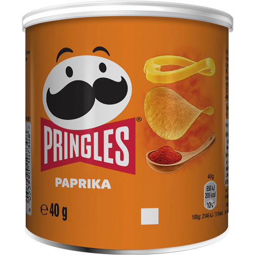 Pringles chips, 40g, paprika