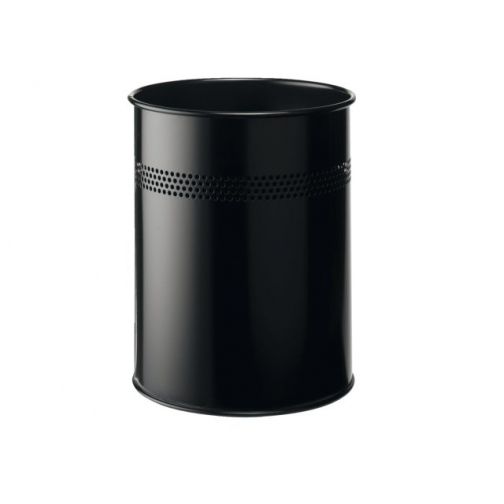 Papierbak Durable 3300-01 15liter 30mm perforatie zwart