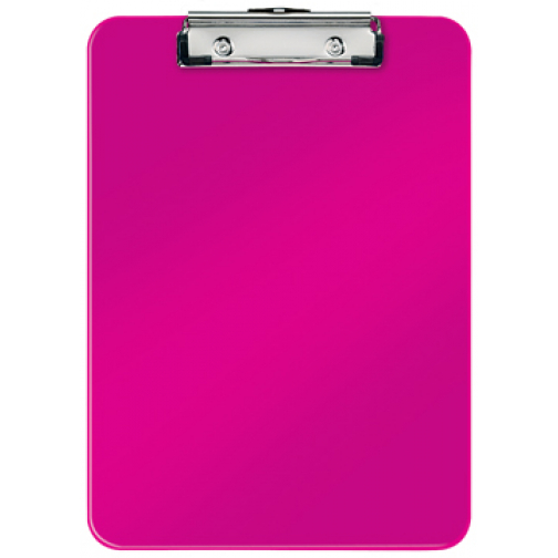 Leitz WOW klemplaat, ft A4, roze
