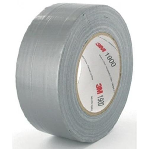 3M duct tape 1900, ft 50 mm x 50 m, zilver