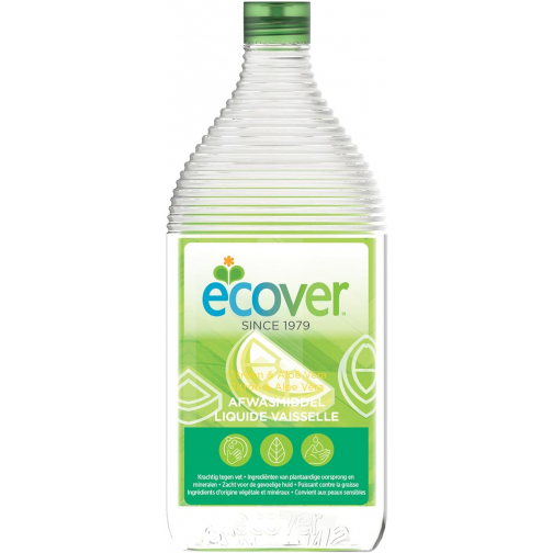 Ecover handafwasmiddel, fles van 1 l, lemon