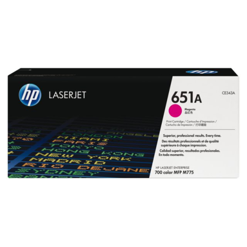 Tonercartridge HP CE343A 651A rood