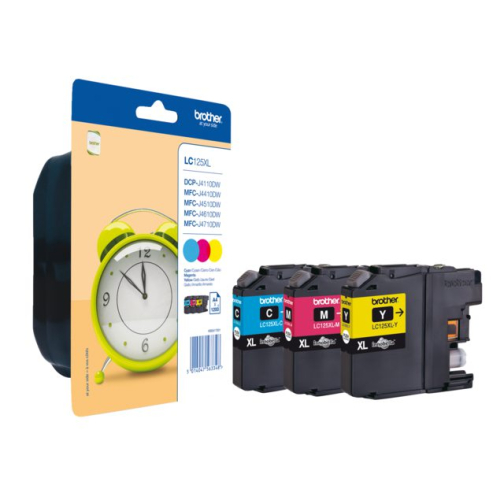 Inktcartridge Brother LC-125XLRBWBP 3 kleuren