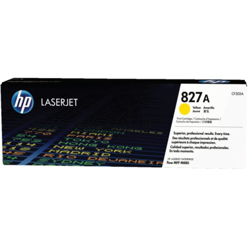 Tonercartridge HP CF302A 827A geel