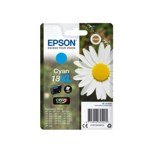 Inktcartridge Epson 18XL T1812 blauw