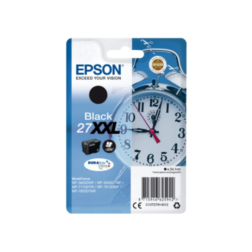 Inktcartridge Epson 27XXL T2791 zwart