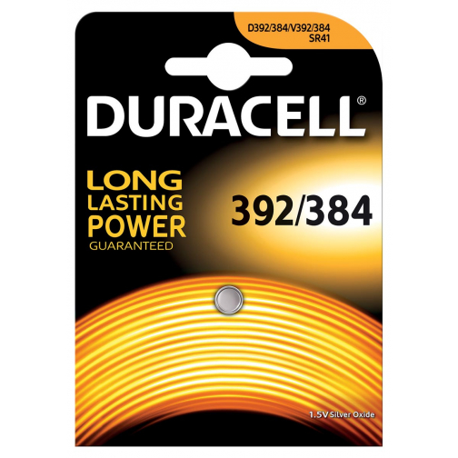 Duracell knoopcel 392/384, op blister