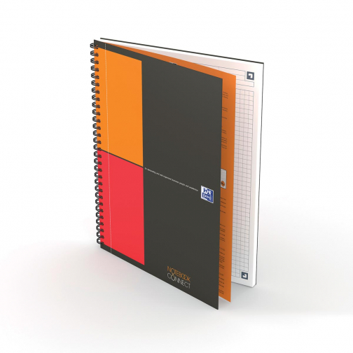 Oxford INTERNATIONAL notebook, 160 bladzijden, ft B5, geruit 5 mm