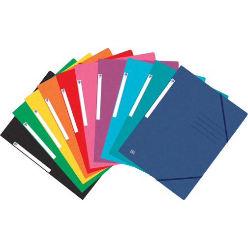 Oxford Top File+ elastomap, voor ft A4, geassorteerde kleuren