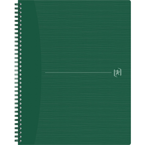Oxford Origin spiraalschrift, ft A4+, 140 bladzijden, gelijnd, groen