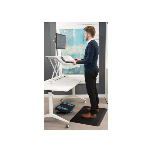 Vloermat Fellowes voetensteun Everyday zwart