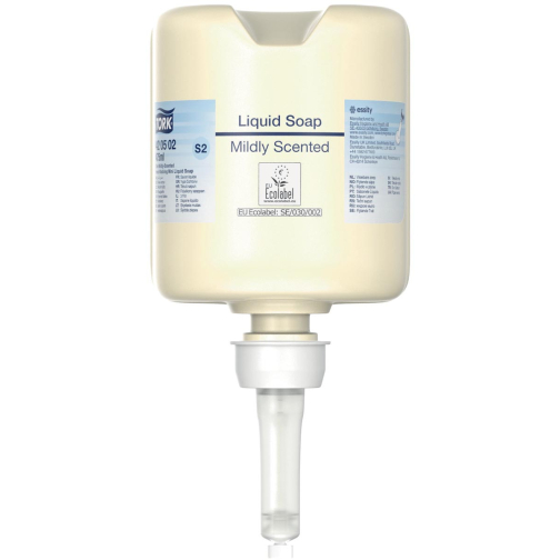 Tork Premium vloeibare zeep, mild, geparfurmeerd, systeem S2, navulling van 475 ml