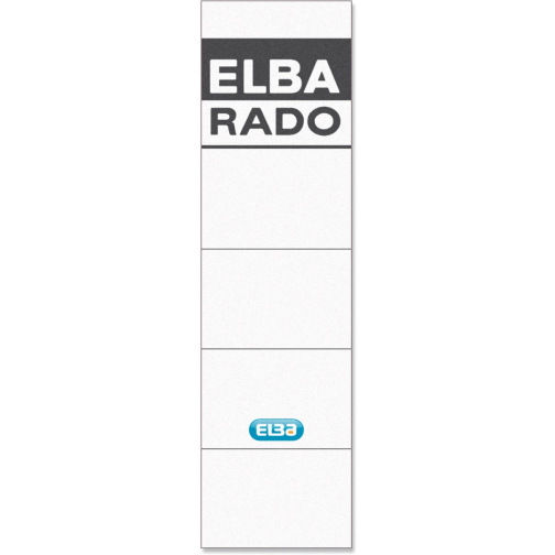 Elba Rado Plast rugetiket ft 4,4 x 15,9 cm, pak van 10 stuks