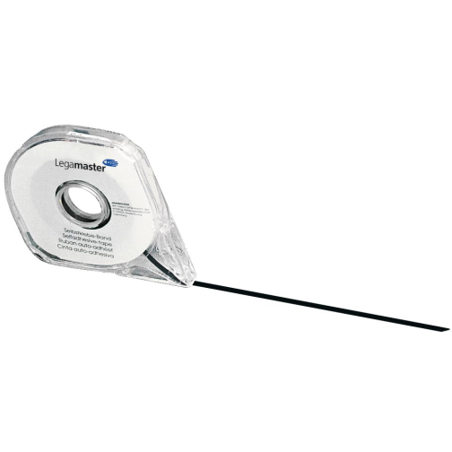 Legamaster zelfklevende tape, ft 2,5 mm x 16 m, zwart
