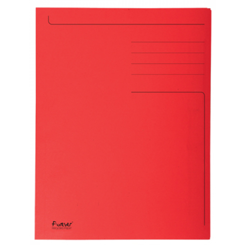 Exacompta dossiermap Foldyne ft 24 x 35 cm (voor ft folio), rood, pak van 50 stuks