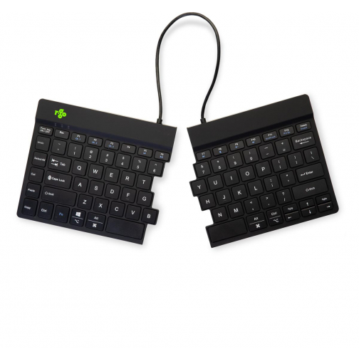 R-Go Split Break ergonomisch Bluetooth toetsenbord, qwerty, zwart