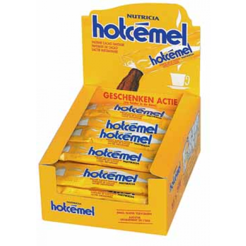 Hotcemel chocoladepoeder, pak van 25 zakjes