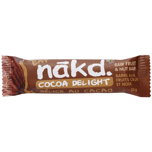 Nakd Cocoa Delight, reep van 35 g, pak van 18 stuks