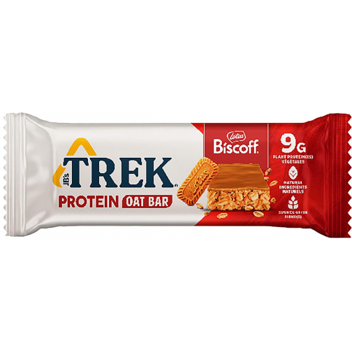 Trek Lotus Biscoff proteïnereep, 50 g, pak van 16 stuks