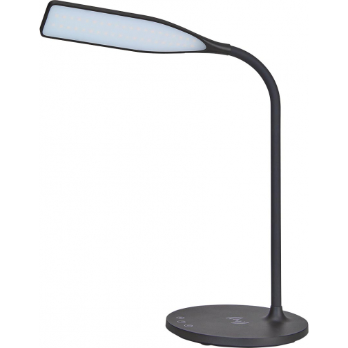 ALBA LED LED bureaulamp Smart, met QI oplader, zwart