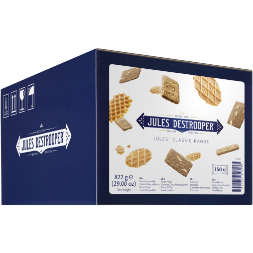 Jules Destrooper koekjes, Jules' Classic Range, doos van 150 stuks