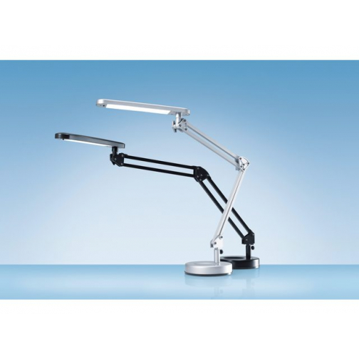 Bureaulamp Hansa led 4stars zilvergrijs