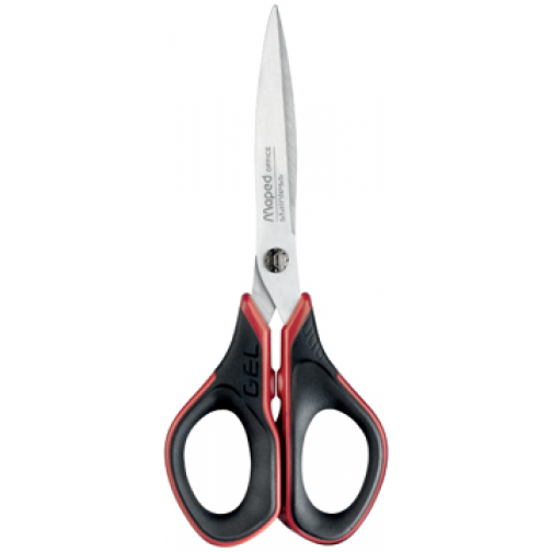 Maped schaar Advanced Gel 17 cm zwart en rood