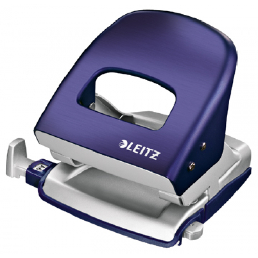 Leitz Style perforator, 30 blad, titanium blauw