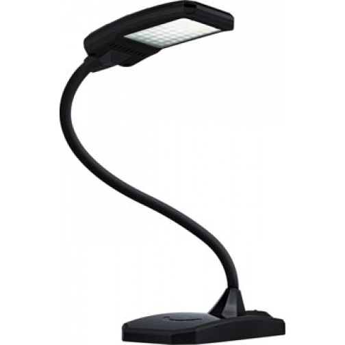 Hansa bureaulamp Twist, LED-lamp, zwart