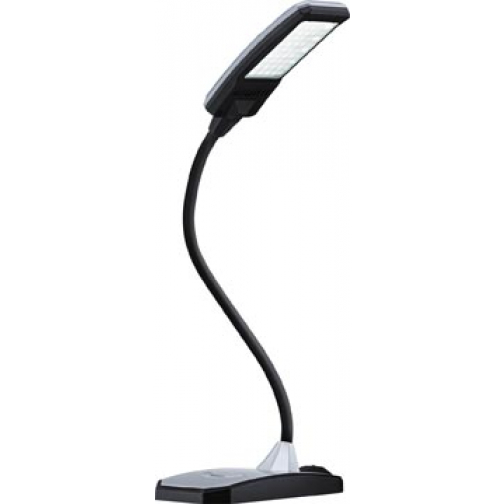 Hansa bureaulamp Twist, LED-lamp, zilver