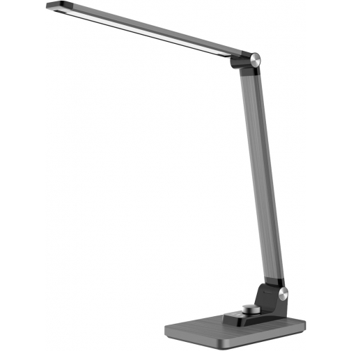 Hansa bureaulamp Breeze, LED, grijs