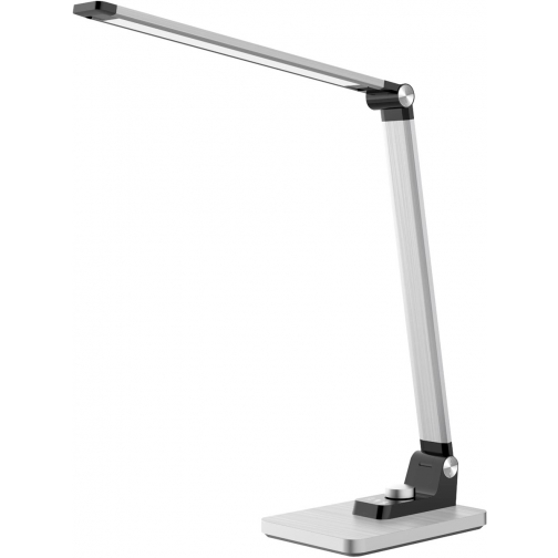 Hansa bureaulamp Breeze, LED, zilver