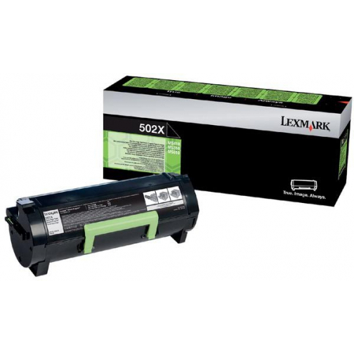 Lexmark toner return program 502X, 10.000 pagina's, OEM 50F2X00, zwart