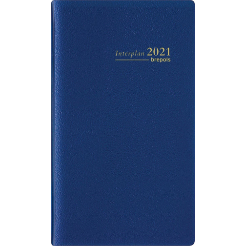 Brepols agenda Interplan Genova 6-talig, blauw, 2026